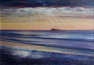 Shrimp Boat at Sun Rise
