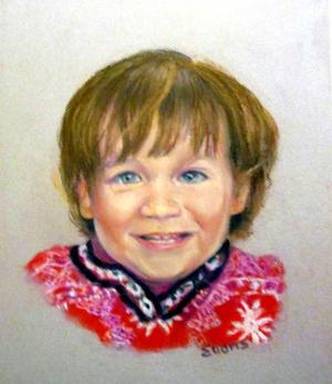 Girl in Christmas Sweater