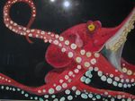 red octopus