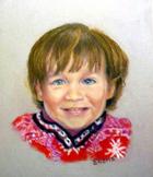 Girl in Christmas Sweater
