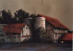 Moonlit Barn